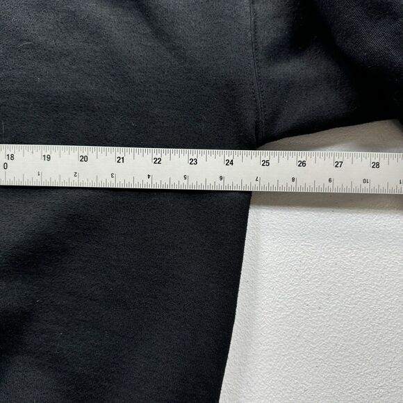 Vintage Starter Charlotte Hornets Hoodie Men’s Large Black‎ Double Faced NBA 90s - Picture 7 of 8